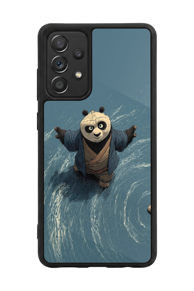 Samsung Galaxy A72 Uyumlu Kung Fu Panda Tasarımlı Glossy Premium Kılıf