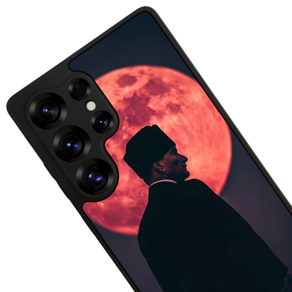 Samsung Galaxy S25 Ultra Uyumlu Mustafa Kemal Ataturk Tasarımlı Glossy Premium Kılıf