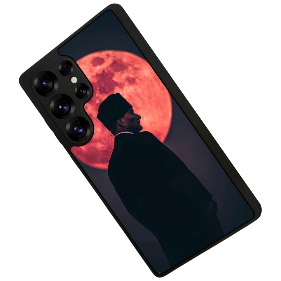Samsung Galaxy S25 Ultra Uyumlu Mustafa Kemal Ataturk Tasarımlı Glossy Premium Kılıf