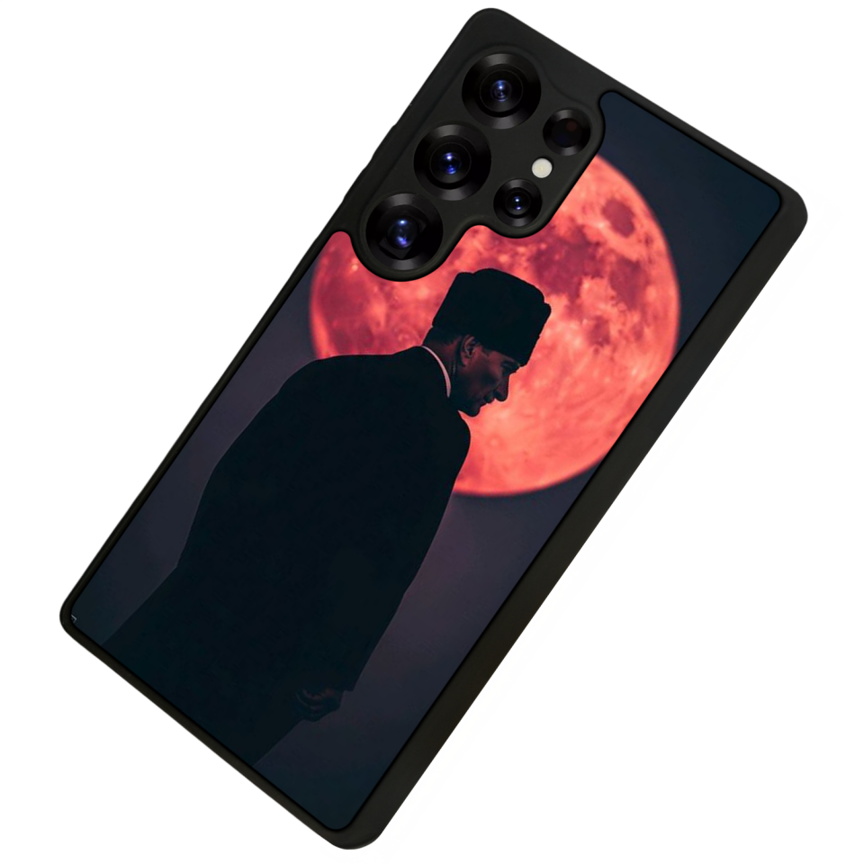 Samsung Galaxy S25 Ultra Uyumlu Mustafa Kemal Ataturk Tasarımlı Glossy Premium Kılıf