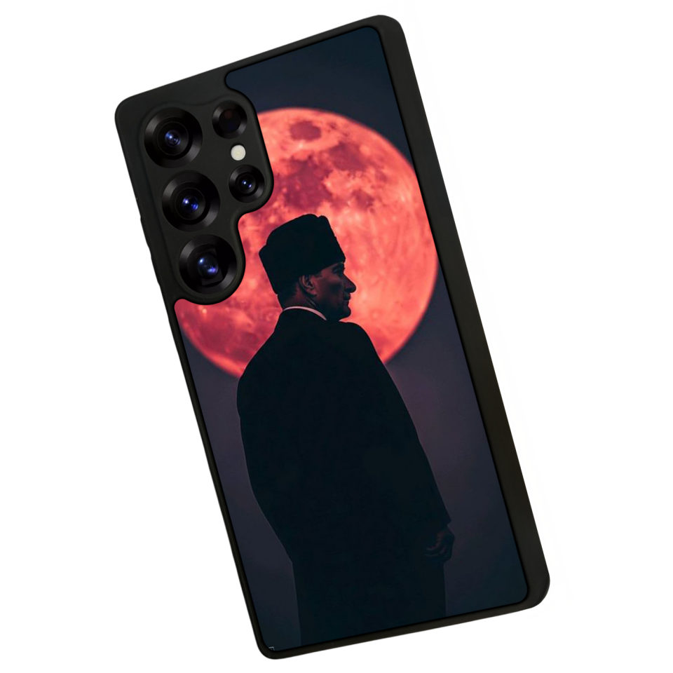 Samsung Galaxy S25 Ultra Uyumlu Mustafa Kemal Ataturk Tasarımlı Glossy Premium Kılıf