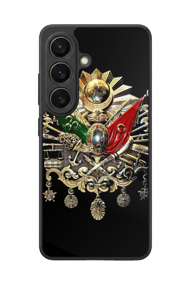 Samsung Galaxy S26 Uyumlu Osmanli Tugrasi Tasarımlı Glossy Premium Kılıf