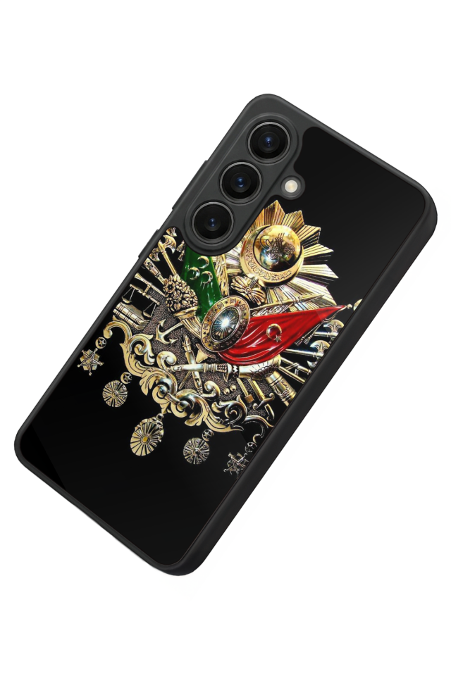 Samsung Galaxy S26 Uyumlu Osmanli Tugrasi Tasarımlı Glossy Premium Kılıf