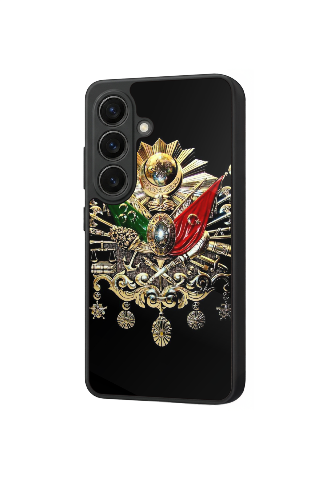 Samsung Galaxy S26 Uyumlu Osmanli Tugrasi Tasarımlı Glossy Premium Kılıf