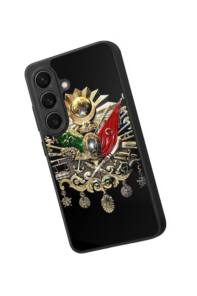 Samsung Galaxy S26 Uyumlu Osmanli Tugrasi Tasarımlı Glossy Premium Kılıf