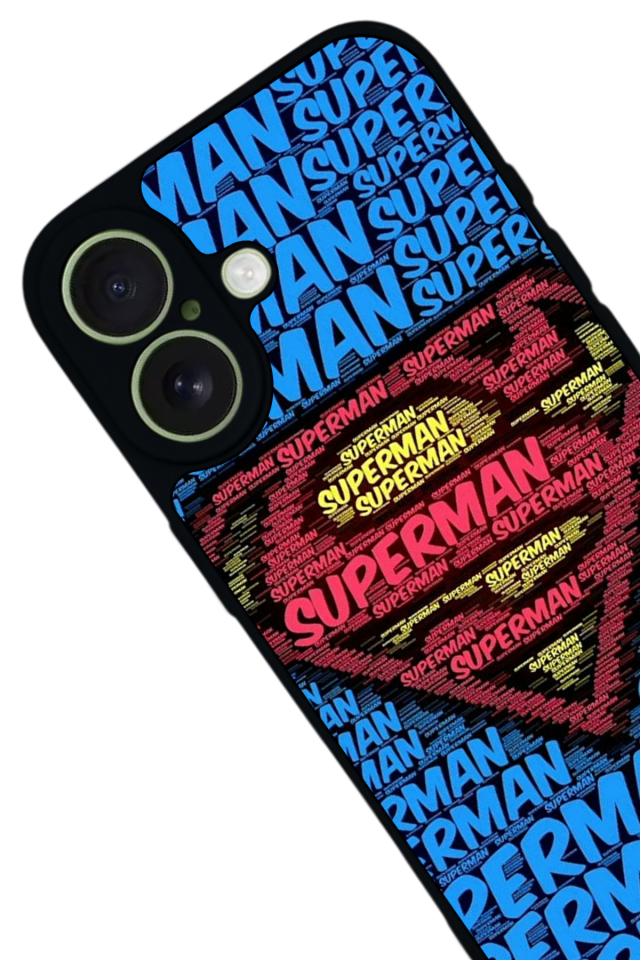 iPhone 17 Uyumlu Superman Tasarımlı Glossy Premium Kılıf