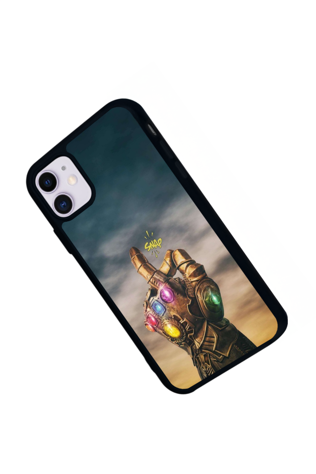 iPhone 11 Uyumlu Thanos Tasarımlı Glossy Premium Kılıf