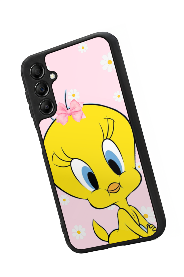 Samsung Galaxy A14 Uyumlu Tweety Tasarımlı Glossy Premium Kılıf