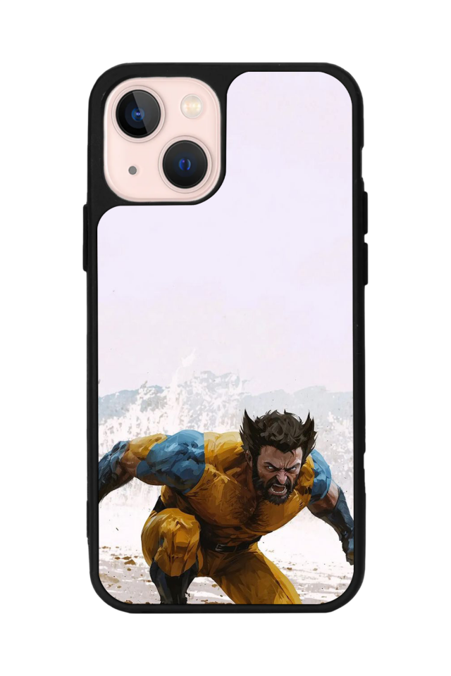 iPhone 14 Plus Uyumlu Wolverine Tasarımlı Glossy Premium Kılıf