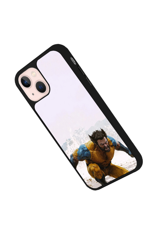 iPhone 14 Plus Uyumlu Wolverine Tasarımlı Glossy Premium Kılıf