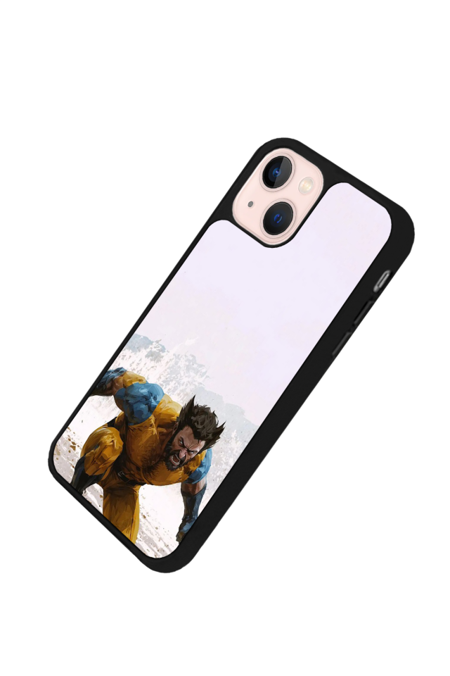 iPhone 14 Plus Uyumlu Wolverine Tasarımlı Glossy Premium Kılıf