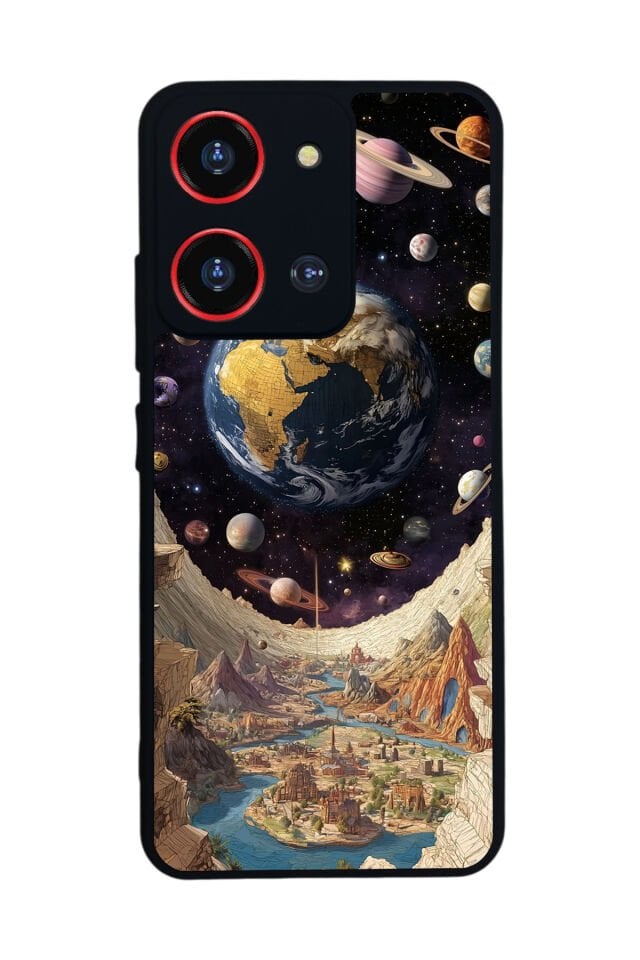 Reeder S19 Max Pro S 108MP Uyumlu Uzay Tasarımlı Glossy Premium Kılıf