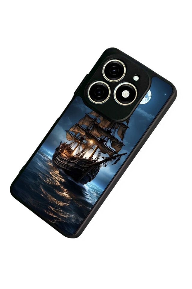 Tecno Spark 20/20C Uyumlu Korsan Tasarımlı Glossy Premium Kılıf