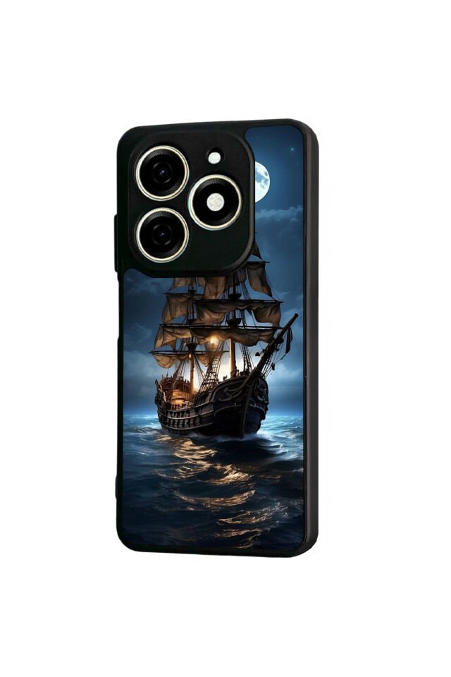 Tecno Spark 20/20C Uyumlu Korsan Tasarımlı Glossy Premium Kılıf