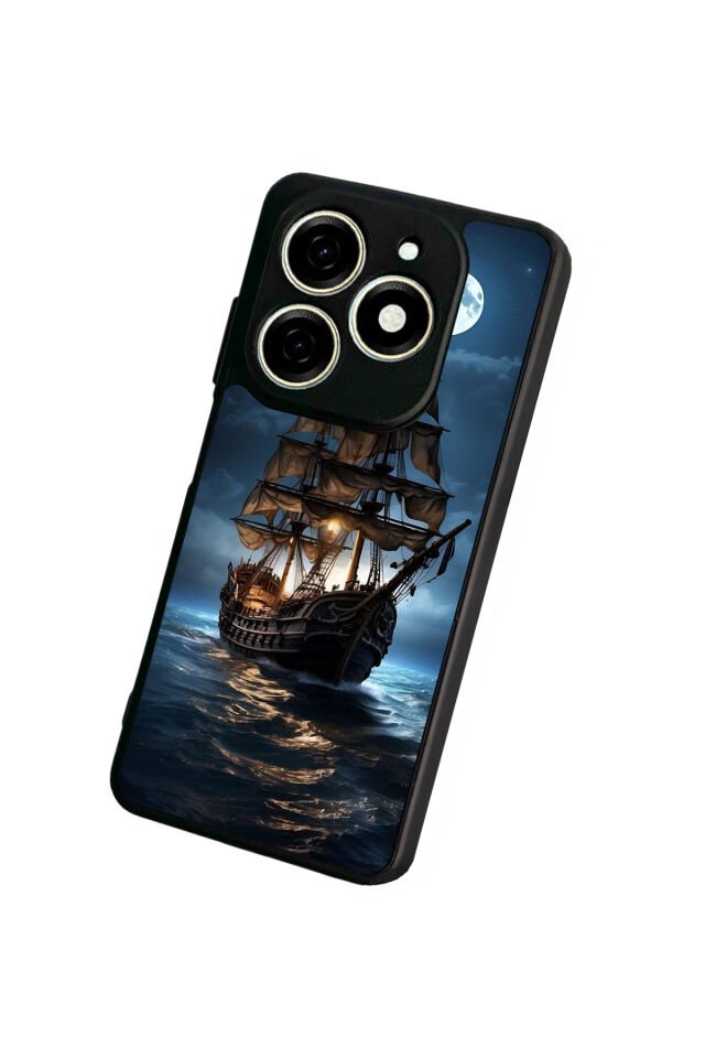 Tecno Spark 20/20C Uyumlu Korsan Tasarımlı Glossy Premium Kılıf