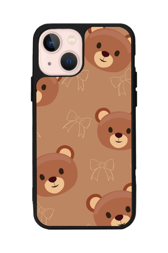 iPhone 15 Uyumlu Ayı Tasarımlı Glossy Premium Kılıf