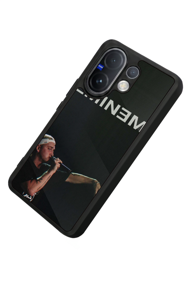 Vivo V60 Uyumlu Eminem Tasarımlı Glossy Premium Kılıf