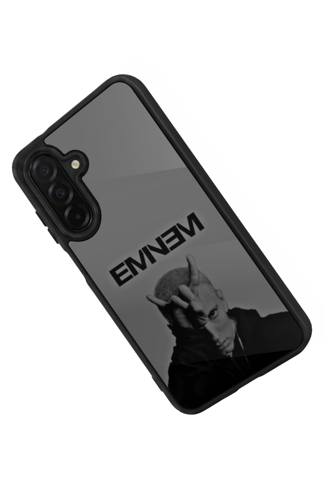 Samsung Galaxy A56 Uyumlu Eminem Tasarımlı Glossy Premium Kılıf