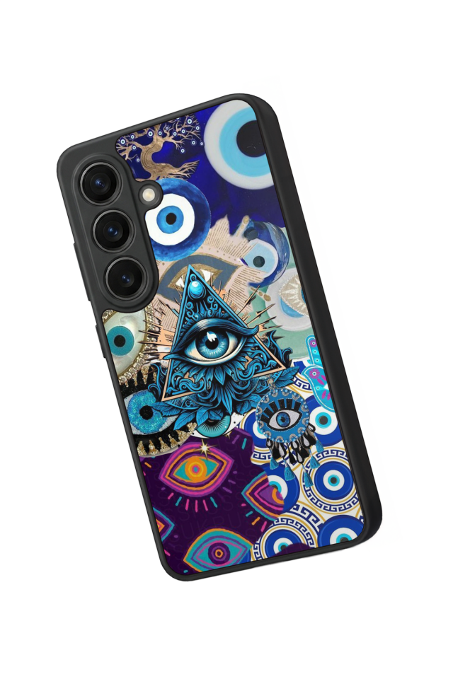 Samsung Galaxy S26 Uyumlu Göz Tasarımlı Glossy Premium Kılıf