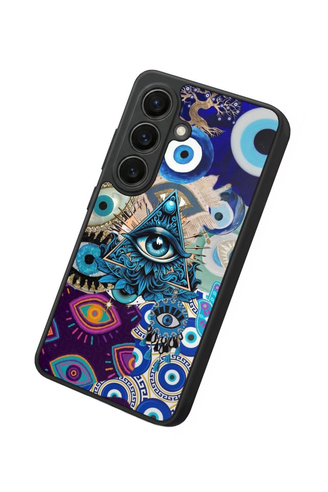 Samsung Galaxy S26 Uyumlu Göz Tasarımlı Glossy Premium Kılıf