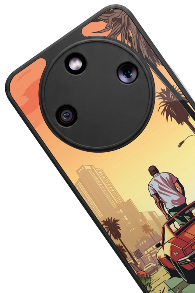 Honor Magic 8 Lite Uyumlu GTA Tasarımlı Glossy Premium Kılıf