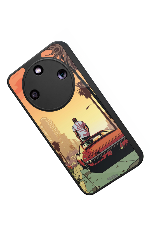 Honor Magic 8 Lite Uyumlu GTA Tasarımlı Glossy Premium Kılıf