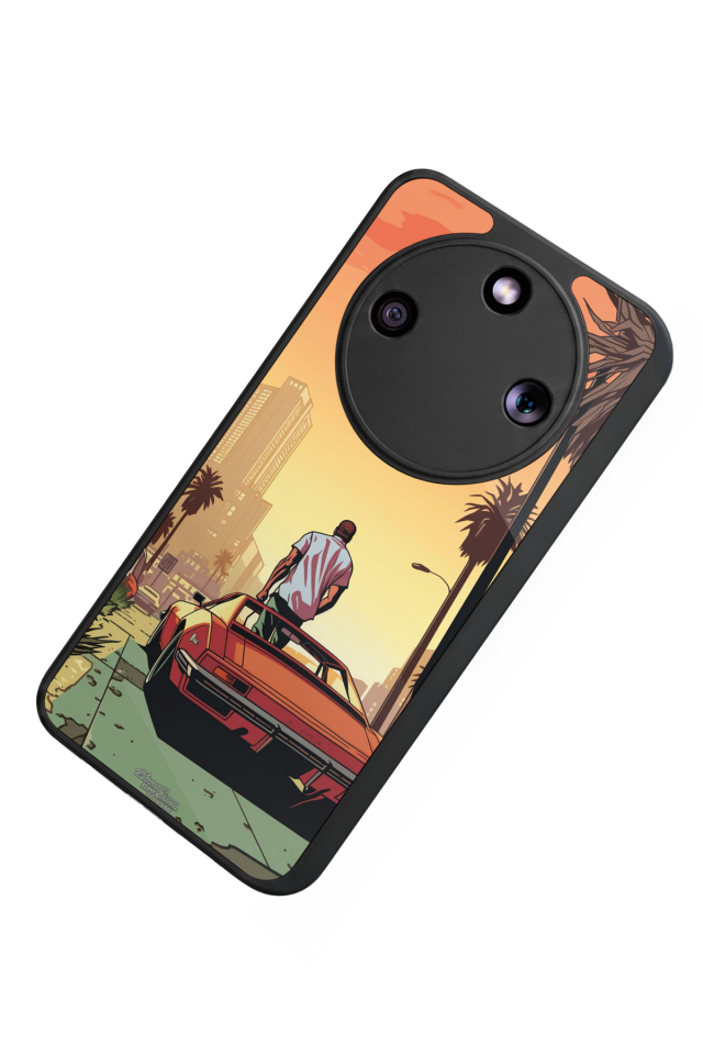 Honor Magic 8 Lite Uyumlu GTA Tasarımlı Glossy Premium Kılıf