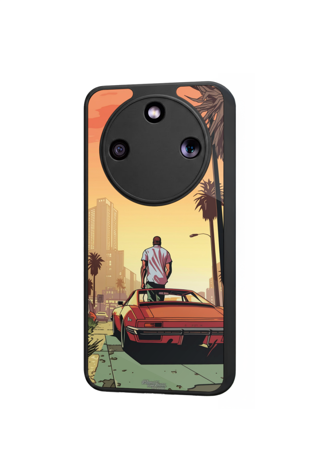 Honor Magic 8 Lite Uyumlu GTA Tasarımlı Glossy Premium Kılıf