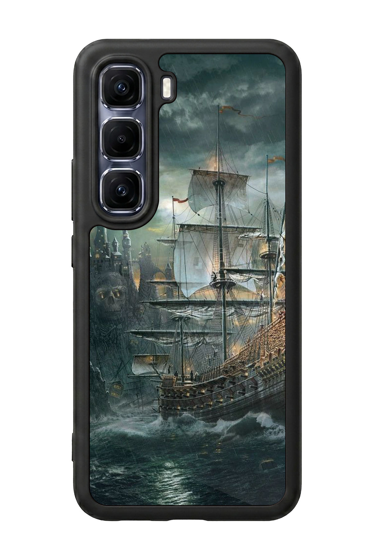 Infinix Hot 60 Pro Plus Uyumlu Korsan Tasarımlı Glossy Premium Kılıf