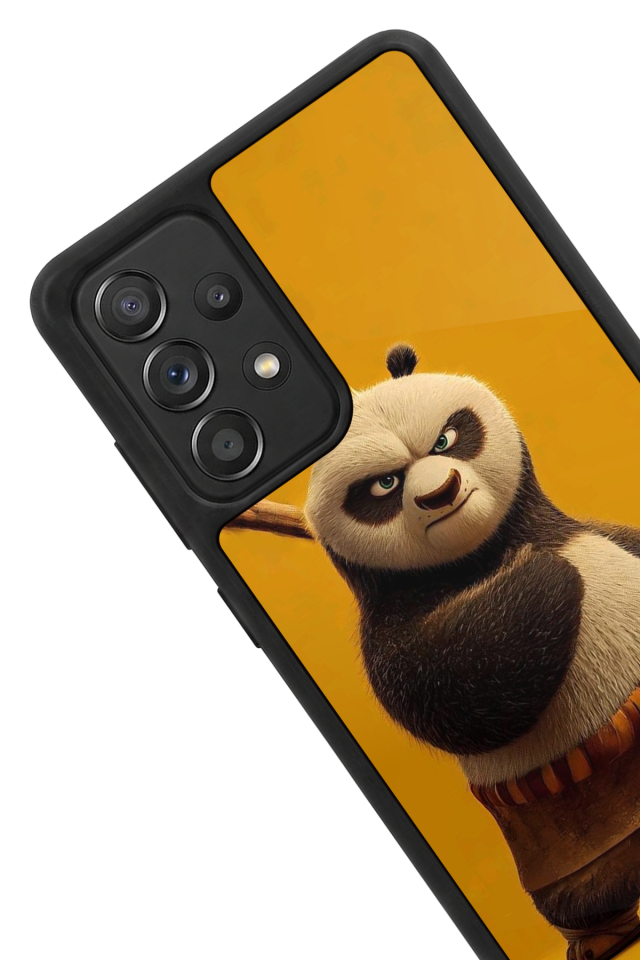 Samsung Galaxy A72 Uyumlu Kung Fu Panda Tasarımlı Glossy Premium Kılıf