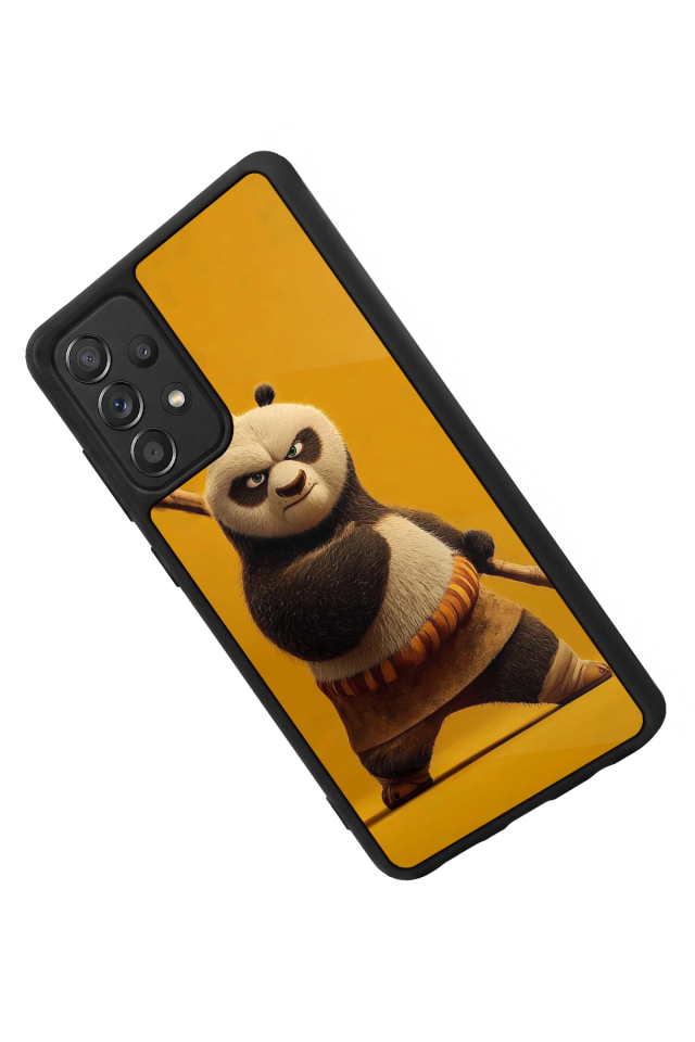 Samsung Galaxy A72 Uyumlu Kung Fu Panda Tasarımlı Glossy Premium Kılıf