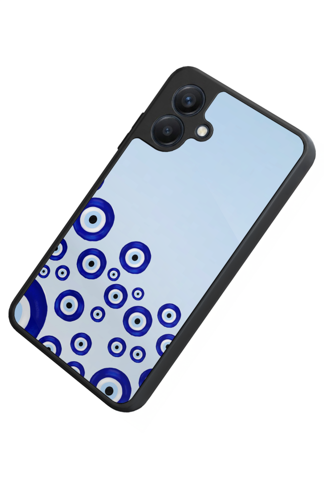 Samsung Galaxy A07 Uyumlu Nazar Tasarımlı Glossy Premium Kılıf