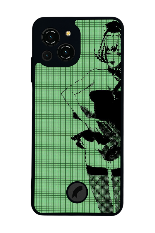 Reeder S23 Pro Max Uyumlu Nokia Tasarımlı Glossy Premium Kılıf