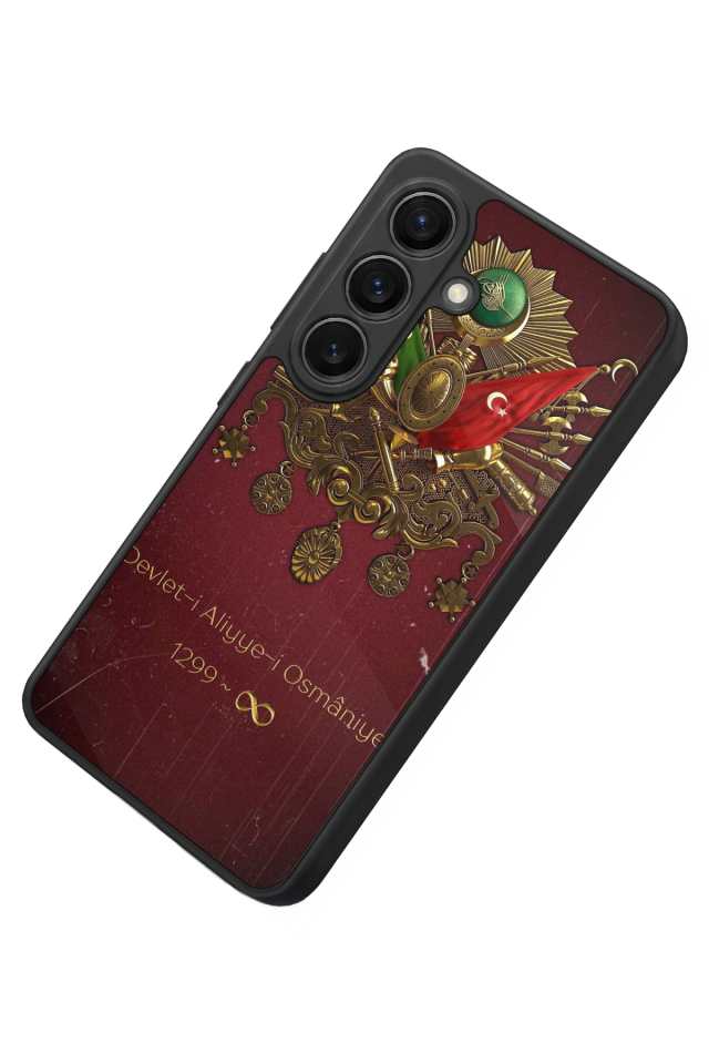 Samsung Galaxy S26 Uyumlu Osmanli Tugrasi Tasarımlı Glossy Premium Kılıf