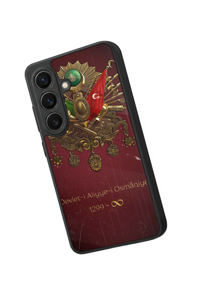 Samsung Galaxy S26 Uyumlu Osmanli Tugrasi Tasarımlı Glossy Premium Kılıf