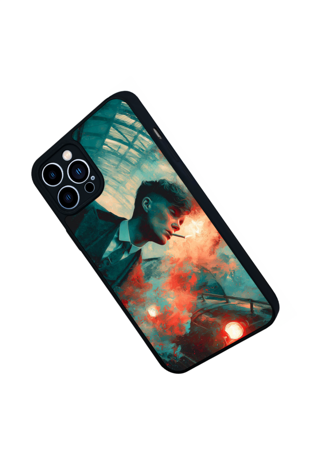 iPhone 12 Pro Max Uyumlu Peaky Blinders Tasarımlı Glossy Premium Kılıf