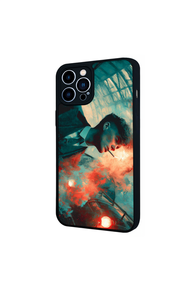 iPhone 12 Pro Max Uyumlu Peaky Blinders Tasarımlı Glossy Premium Kılıf