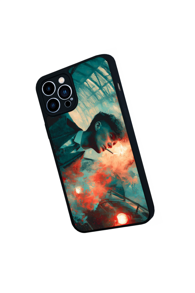 iPhone 12 Pro Max Uyumlu Peaky Blinders Tasarımlı Glossy Premium Kılıf