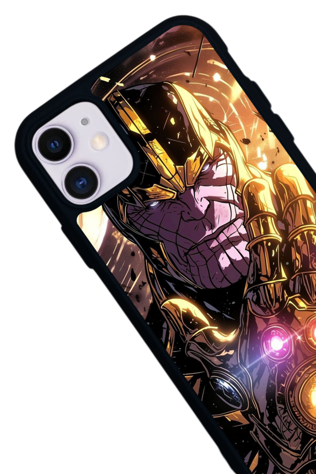 iPhone 11 Uyumlu Thanos Tasarımlı Glossy Premium Kılıf