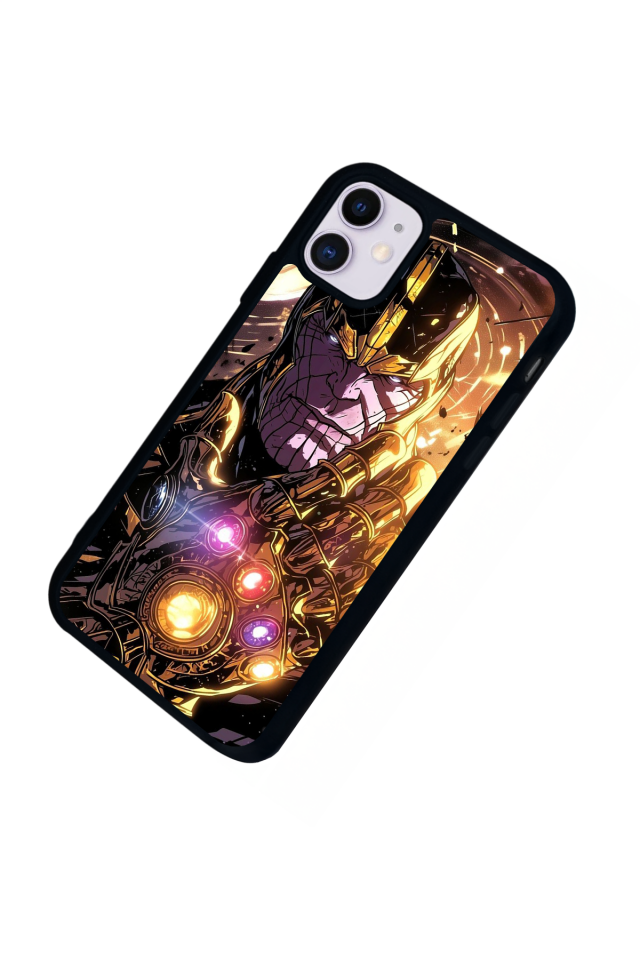 iPhone 11 Uyumlu Thanos Tasarımlı Glossy Premium Kılıf