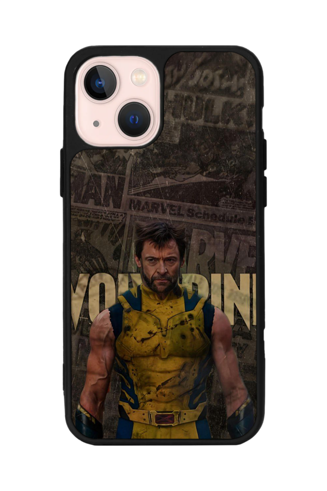 iPhone 14 Plus Uyumlu Wolverine Tasarımlı Glossy Premium Kılıf