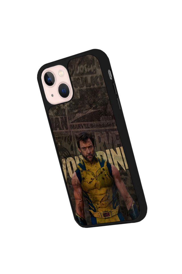 iPhone 14 Plus Uyumlu Wolverine Tasarımlı Glossy Premium Kılıf