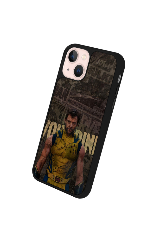 iPhone 14 Plus Uyumlu Wolverine Tasarımlı Glossy Premium Kılıf