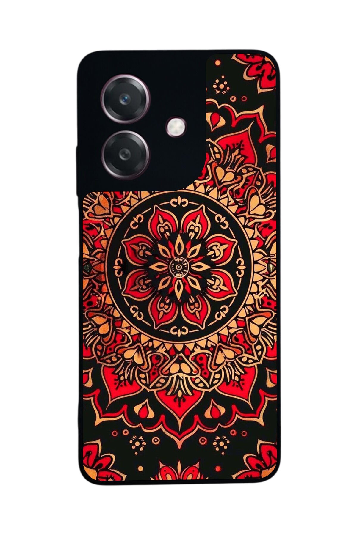 Oppo A3 5G Uyumlu Mandala Tasarımlı Glossy Premium Kılıf