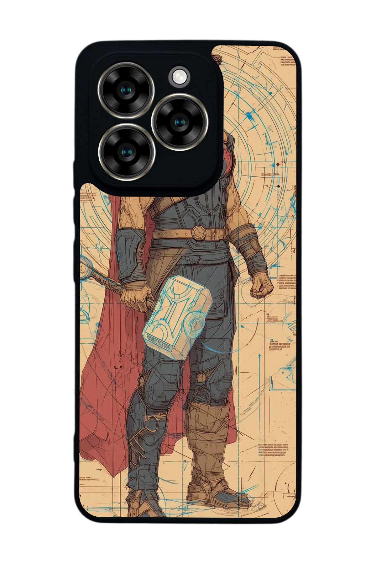 Reeder S919 Uyumlu Thor Tasarımlı Glossy Premium Kılıf