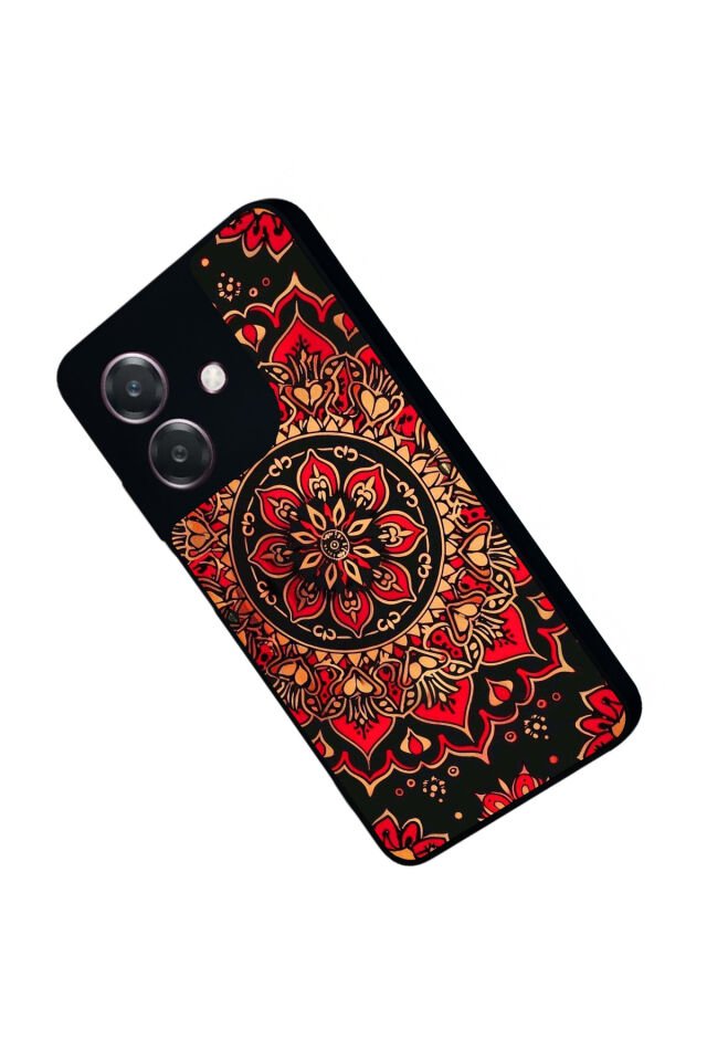 Oppo A3 5G Uyumlu Mandala Tasarımlı Glossy Premium Kılıf