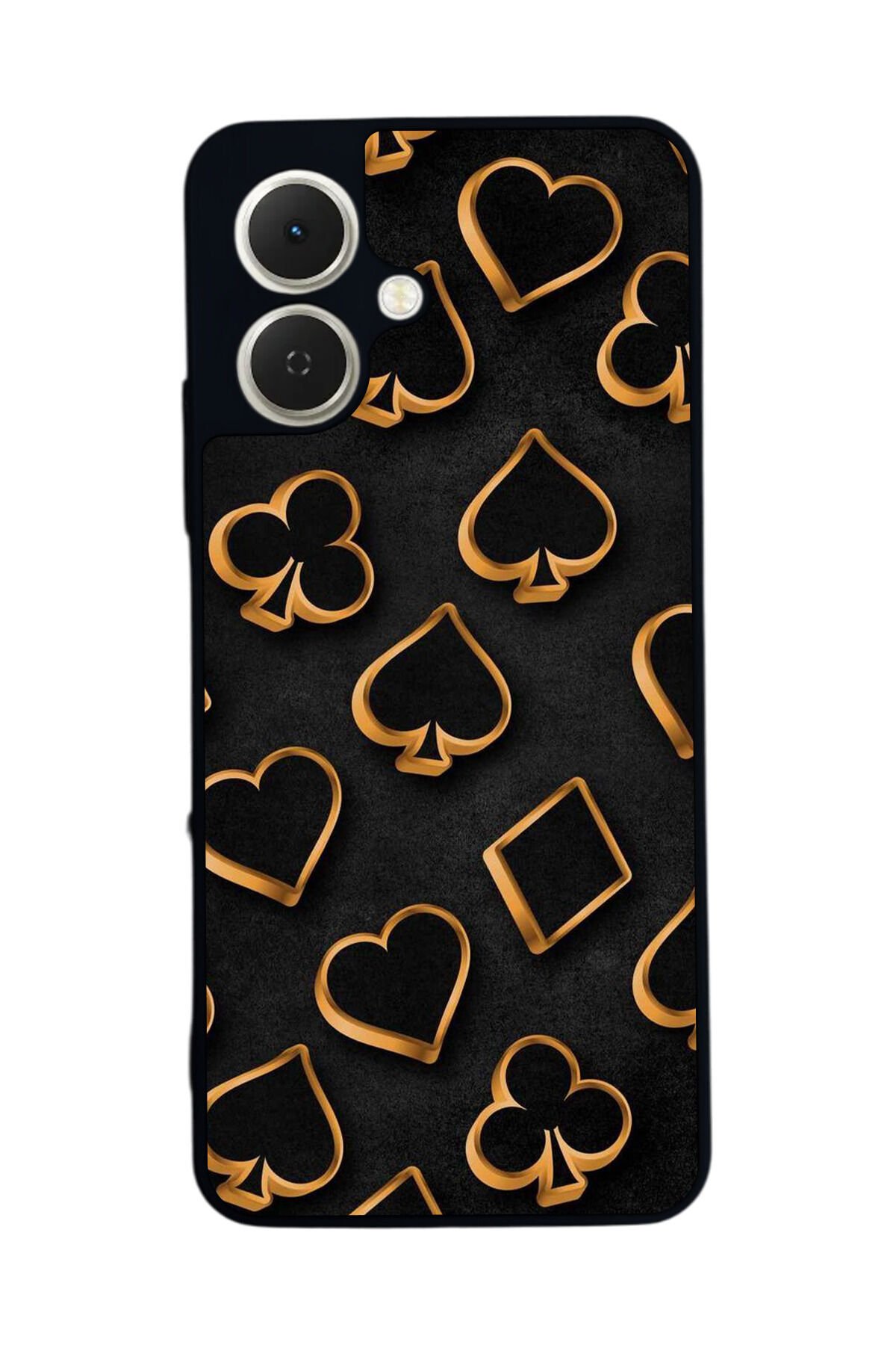 Tecno Spark GO 2 Uyumlu Kart Tasarımlı Glossy Premium Kılıf