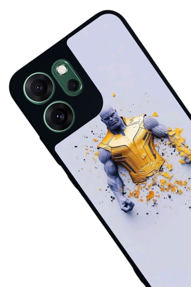 Oppo Reno 14F Uyumlu Thanos Tasarımlı Glossy Premium Kılıf
