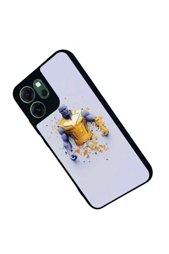 Oppo Reno 14F Uyumlu Thanos Tasarımlı Glossy Premium Kılıf
