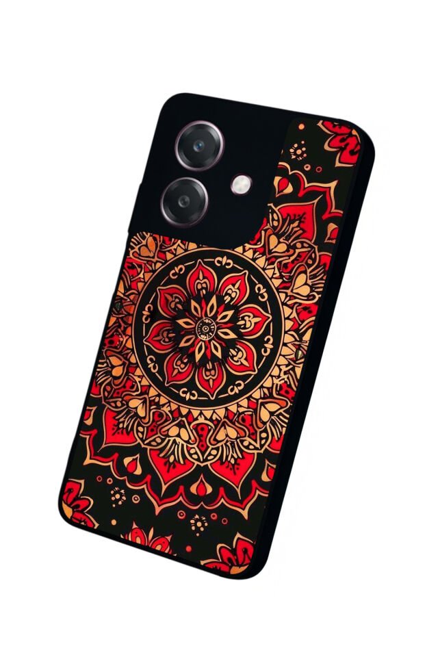 Oppo A3 5G Uyumlu Mandala Tasarımlı Glossy Premium Kılıf
